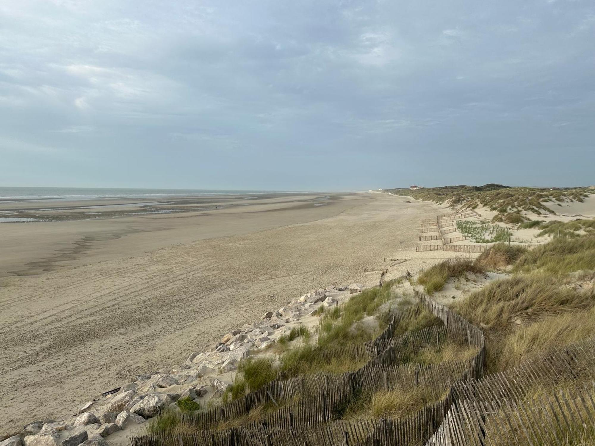 Bleu Blanc Dunes Appartement Plage Merlimont 10 Mn Berck Le Touquet Extérieur photo